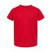 Bella + Canvas 3001T Toddler Jersey Short-Sleeve T-Shirt in Red size 3 | Cotton B3001T