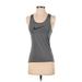 Nike Active Tank Top: Gray Activewear - Women's Size Small