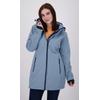 Softshellmantel DEPROC ACTIVE "KEELE PEAK II WOMEN", Damen, Gr. 40/42 (M), blau (citadel), 96% Polyester; 4% Elastan mit TPU Membrane, casual, Langarm Windstopperbündchen mit verstellbarem Klettverschluss,mit Schneefang,mit Daumenlöchern, Mäntel,...