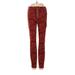 Pilcro by Anthropologie Jeans - High Rise Skinny Leg Boyfriend: Red Bottoms - Women's Size 25 - Dark Wash