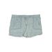 Ann Taylor LOFT Shorts: Blue Print Bottoms - Women's Size 6 - Stonewash