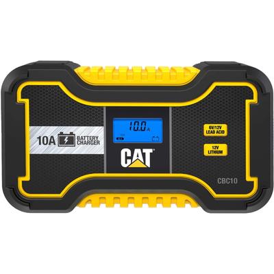 CAT 10 Amp Professional Battery Charger Yellow/Black CBC10