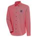 Men's Antigua Red Washington Wizards Compression Button-Down Shirt