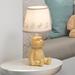 Lambs & Ivy Table Lamp Fabric in Brown/White/Yellow | 14.25 H x 7 W x 7 D in | Wayfair 830024B