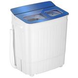 SUNCROWN 4.6 Cubic Feet cu. ft. Portable Washer & Dryer Combo w/ Child Safety Lock | 25.4 H x 22.4 W x 14 D in | Wayfair Washer-3.5-Blue