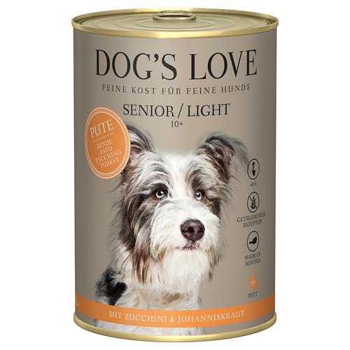 6x400g Dog´s Love Senior Pute Hundefutter nass