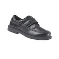 Blair Men's Dr. Max™ Leather One-Strap Casual Shoes - Black - 8.5