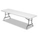 Alera® Rectangular Portable Folding Table Plastic/Resin in Gray | 29 H x 96 W x 30 D in | Wayfair ALE65601