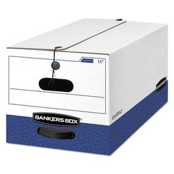 Bankers Box® Liberty Max Strength Storage Box, Letter, 12-1/4 x 24-1/8 x 10-3/4, WE/BE, 4/Ctn Corrugated in Blue/White | Wayfair FEL0001103