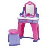 American Plastic Toys My Very Own Vanity Set w/ Mirror Plastic in Pink | 19 H x 18.25 W x 9 D in | Wayfair 21090