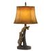 Loon Peak® Gabryle Resin Table Lamp Resin in Brown | 31 H x 16 W x 16 D in | Wayfair 84181CA2D05D45B998B6B73F15CD22F5