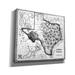 Williston Forge Epic Graffiti 'Map Of Texas 1866' By Epic Graffit Map Of Texas 1866 On Canvas by Historical Portfolio Print Canvas, | Wayfair