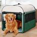 Tucker Murphy Pet™ Adean Pet Carrier Polyester in Green | 24.8 H x 35.4 W x 22.8 D in | Wayfair C249A693135849C5B352478580435831