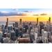 Ebern Designs Aerial View Of Chicago Skylines On Canvas Photograph Canvas in White | 24 H x 36 W x 1.25 D in | Wayfair
