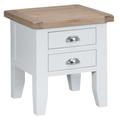 Suffolk White Painted Oak Lamp Table