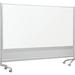 MooreCo DOC Mobile Dry Erase Whiteboard Divider Melamine/Metal in Gray/White | 73" x 100" | Wayfair 661AH-HH