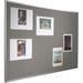 MooreCo Fab-Tak Wall Mounted Bulletin Board Cork/Metal in Gray | 18 H x 0.5 D in | Wayfair 331AA-36