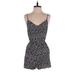 Divided by H&M Romper Plunge Sleeveless: Black Rompers - Women's Size 6