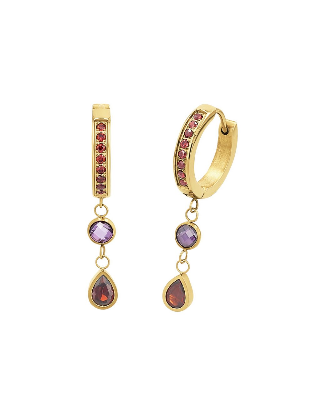 amor Creolen Damen gold, ONE SIZE Image