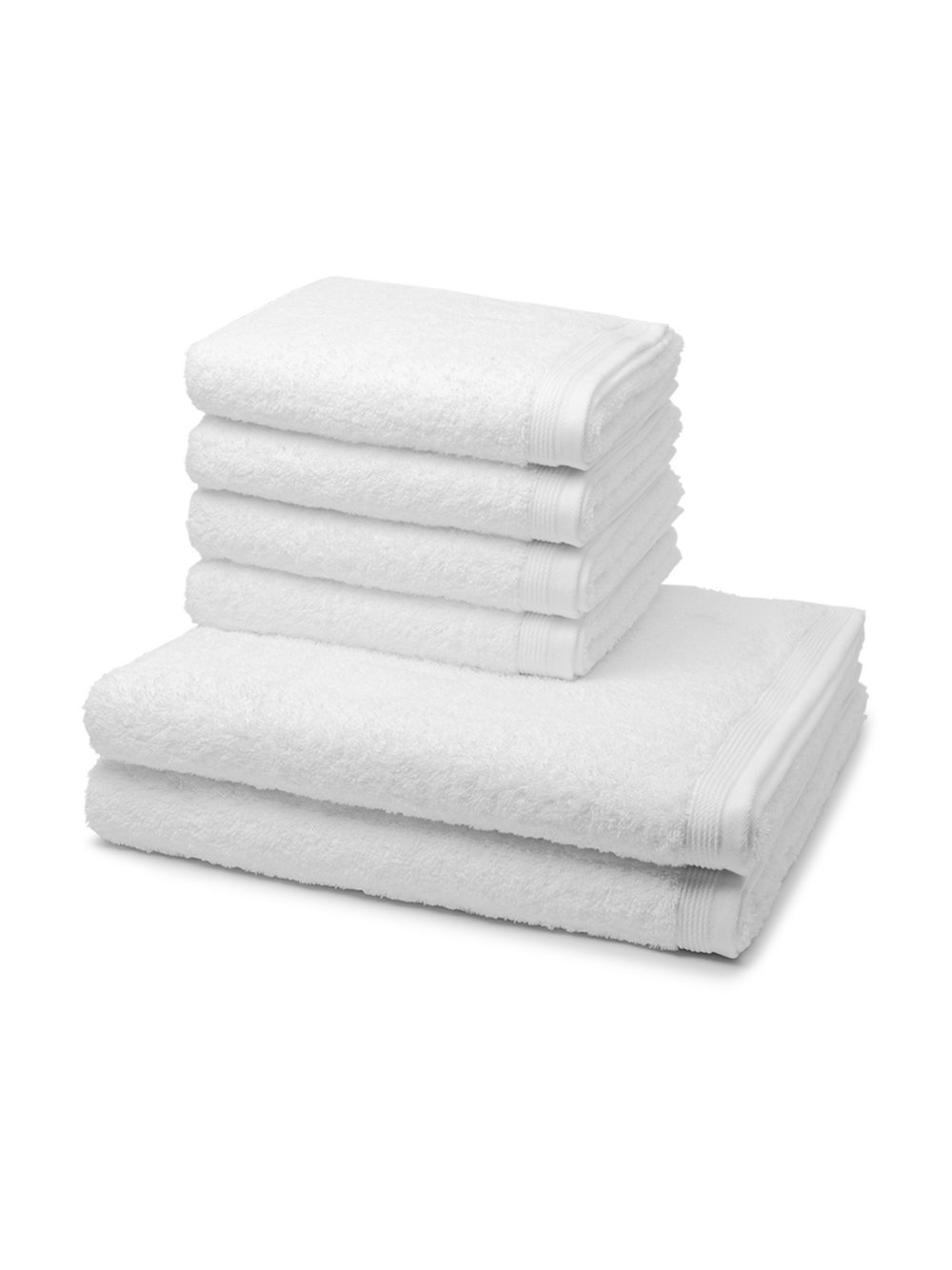 Möve Handtuchset 6-teilig Damen weiß, ONE SIZE Image