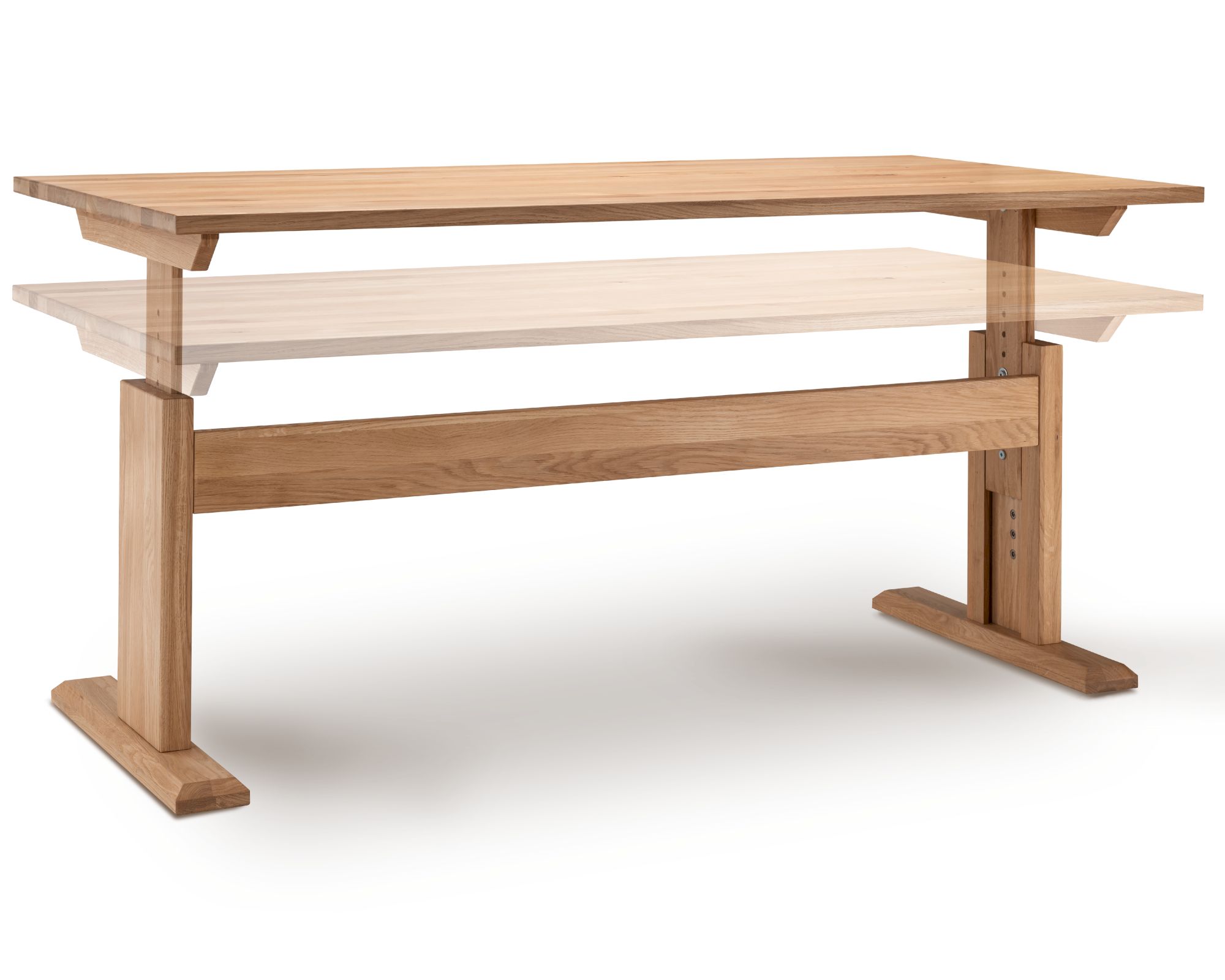 Massivholz »Genua« Schreibtisch I Buche natur geölt Image