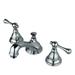 Elements of Design Widespread Bathroom Faucet w/ Drain Assembly in Gray | 3.38 H in | Wayfair ES5561BL