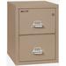 FireKing Fireproof 2-Drawer Vertical Filing Cabinet Metal/Steel in Brown | 27.75 H x 17.75 W x 25.06 D in | Wayfair 2-1825-C (taupe)