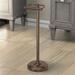 Bath Accessories | Gatco Freestanding Toilet Paper Holder w/ Weighted Base Metal in Brown | 22 H x 7.5 W x 7.5 D in | Wayfair 1436BZ