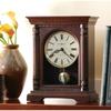 Howard Miller® Langeland Chiming Quartz Mantel Clock Wood in Brown/Red | 13.5 H x 10.5 W x 4.5 D in | Wayfair 635133