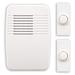 Heath-Zenith Wireless Plug-In Doorbell Kit w/ Two Push Buttons in White | 5.13 H x 3.5 W x 1.38 D in | Wayfair SL-6167-C