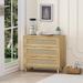 31.50"3-Drawers Rattan Storage Cabinet Rattan