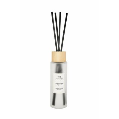 English Pear & Freesia Scent White Cylinder Shaped Bottle Diffuser - 1.75"D x 5"H