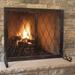 Pleasant Hearth Stonewall Fireplace Screen