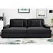US Pride Furniture 94.49''W Velvet Oversized Sofa / twin-sized Sofa Bed