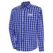 Men's Antigua Royal LA Clippers Carry Long Sleeve Button-Up Shirt