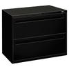 HON Brigade 2-Drawer Lateral Filing Cabinet Metal/Steel in Black | 28 H x 36 W x 18 D in | Wayfair H782.L.P