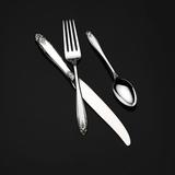 International Silver Sterling Silver Prelude Meat Fork Sterling Silver/Sterling Silver Flatware in Gray | Wayfair I535965