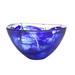 Kosta Boda Contrast Serving Bowl Glass, Crystal in Blue | 4.875 H x 9 D in | Wayfair 7050612