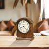 Howard Miller® Myra Designer Choice Mantle Clocks Traditional Analog Quartz Tabletop Clock in Oak Yorkshire Wood in Black/Brown/White | Wayfair