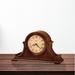 Howard Miller® Hampton Chiming Quartz Mantel Clock Wood in Black/Brown/Red | 11.25 H x 19 W x 6.75 D in | Wayfair 630150