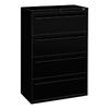 HON Brigade 4-Drawer Lateral Filing Cabinet Metal/Steel in Gray | 52.5 H x 36 W x 18 D in | Wayfair H784.L.Q