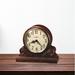 Howard Miller® Desiree Traditional Tabletop Clock in American Cherry Wood in Brown/Red | 10.5 H x 12.25 W x 4.5 D in | Wayfair 635138