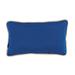 Corded Pillow 12 inch x 20 inch - Select Colors - Venado Persimmon Sunbrella, White - Ballard Designs Venado Persimmon Sunbrella - Ballard Designs