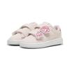Sneaker PUMA "PUMA Smash 3.0 Sneakers Mädchen", Kinder, Gr. 25, pink (frosty pink strawberry burst weiß silber), Obermaterial: Textil, Synthetik; Futter: Textil; Innensohle: Textil; Laufsohle: Gummi, Schuhe