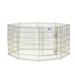 MidWest Homes for Pets Gold Zinc Exercise Pen/Pet Playpen w/ Door Metal | Medium (36" H x 24" W) | Wayfair 544-36