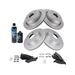 2005-2006 Dodge Durango Front and Rear Brake Pad and Rotor Kit - TRQ BKA23250