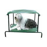 Kittywalk Systems Elevated Breezy Bed™ Outdoor Dog Bed Cot Metal in Green | 42 H x 32 W x 32 D in | Wayfair PWBB101