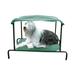 Kittywalk Systems Elevated Breezy Bed™ Outdoor Dog Bed Cot Metal in Green | 42 H x 32 W x 32 D in | Wayfair PWBB101