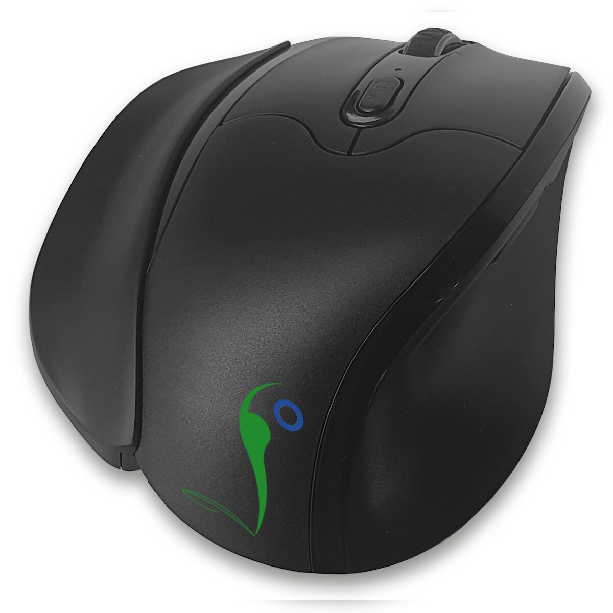 ERGOLEBEN Kabellose Vertikale Maus Ergonomische Maus | 5 Tasten | Vorbeugung gegen Mausarm Tennisarm RSI Syndrom | Linkshänder Links Größe Medium Image