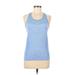 Nike Active Tank Top: Blue Activewear - Women's Size Medium